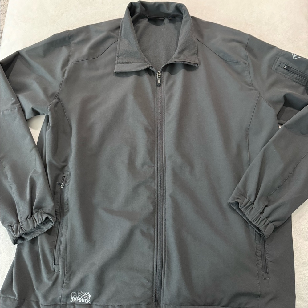 Dri-duck Mens Size XL Full Zip Gray Jacket EB1